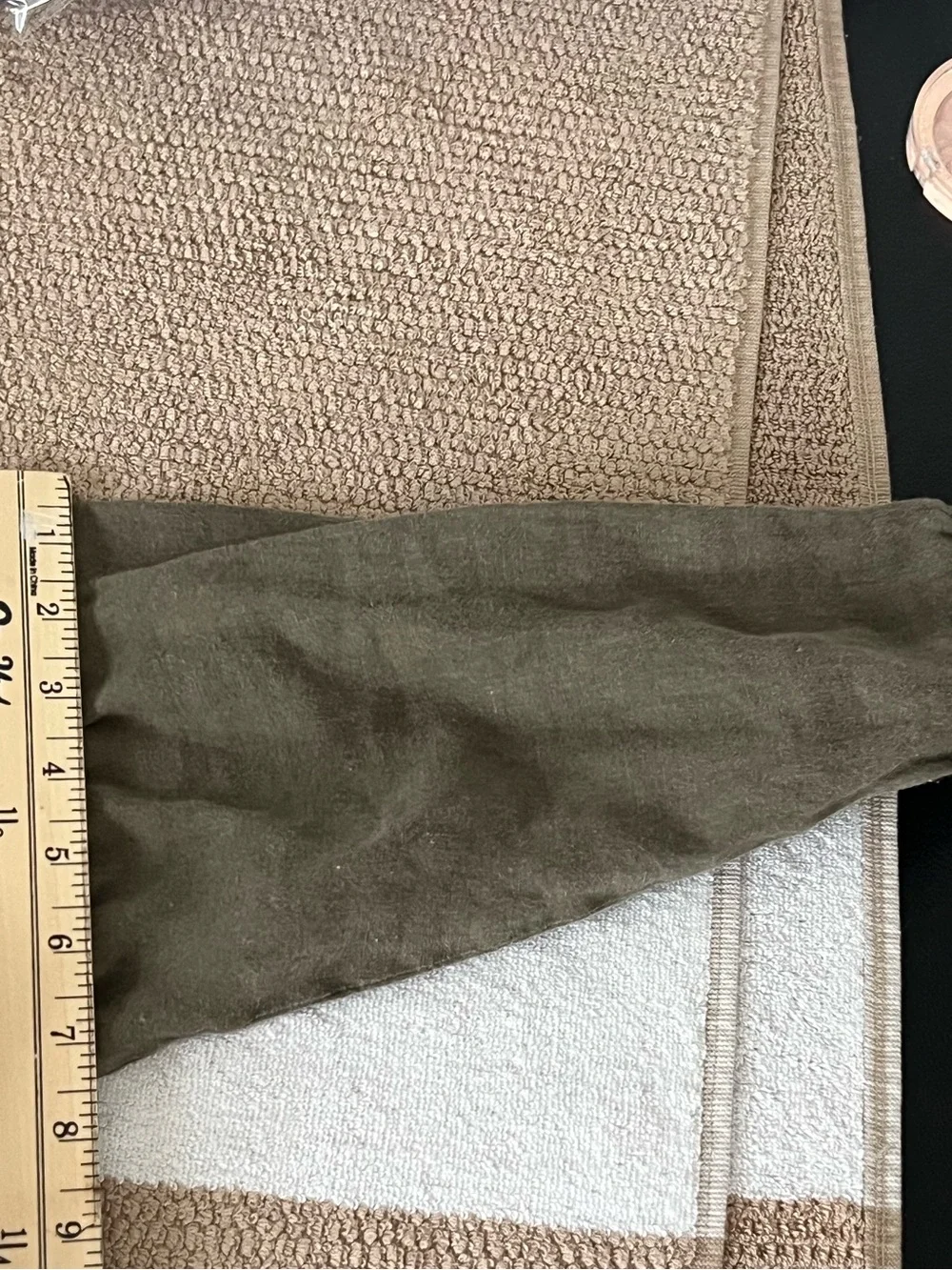 ICHI Antiquités 100% Linen Oversized Button Front top Olive Green Made Japan - Picture 11 of 12
